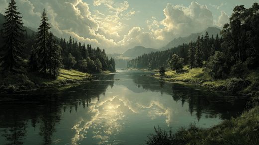 Forest Lake puzzle preview